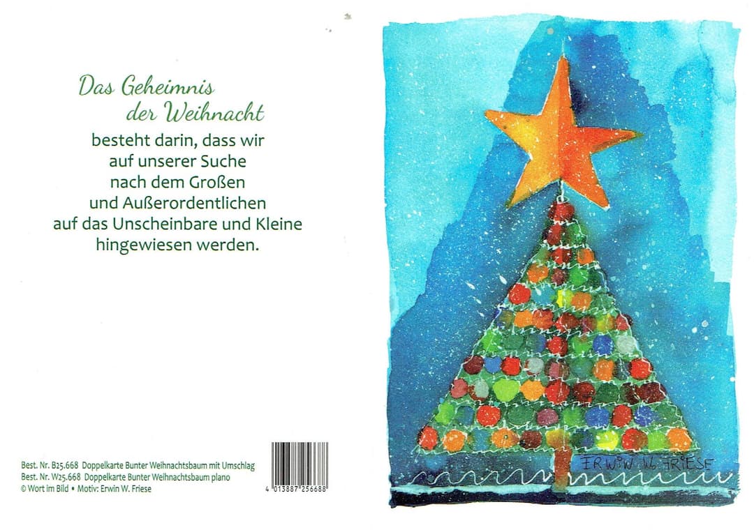 W-13 Weihnachtskarte